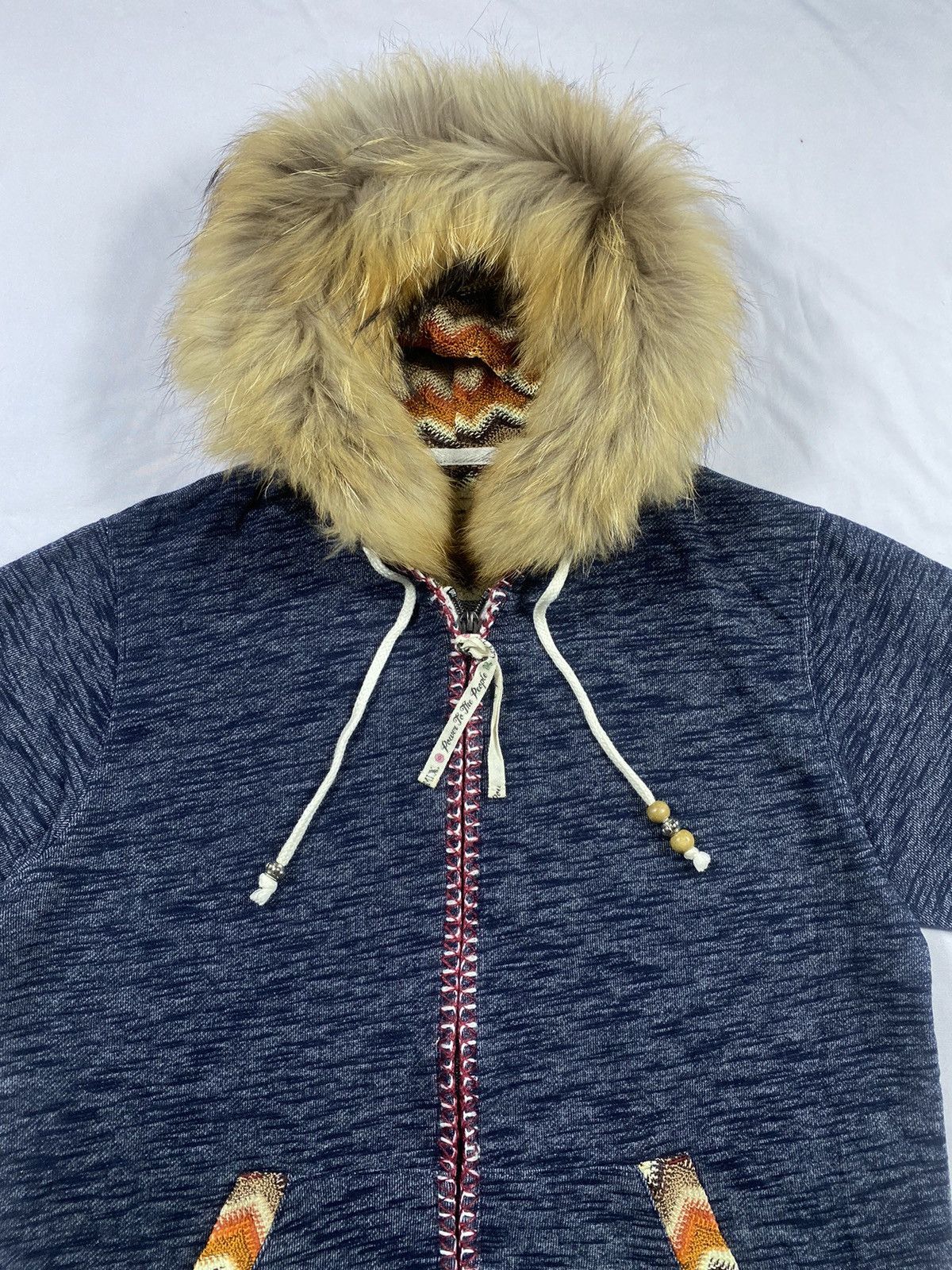 14th Addiction Japanese Power To The People zip fur hoodie short sleeve Size US M / EU 48-50 / 2 - 5 Thumbnail