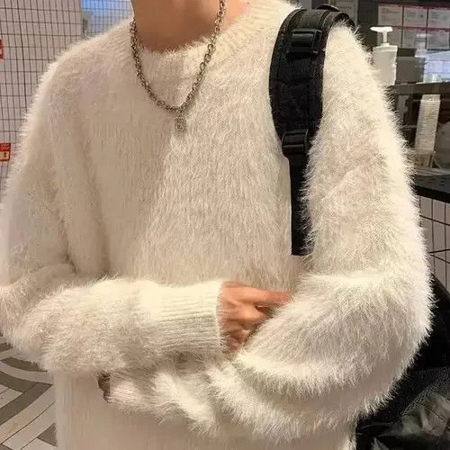 Aran Isles Knitwear × Japanese Brand Men's warm fluffy sweater Size US M / EU 48-50 / 2 - 4 Thumbnail