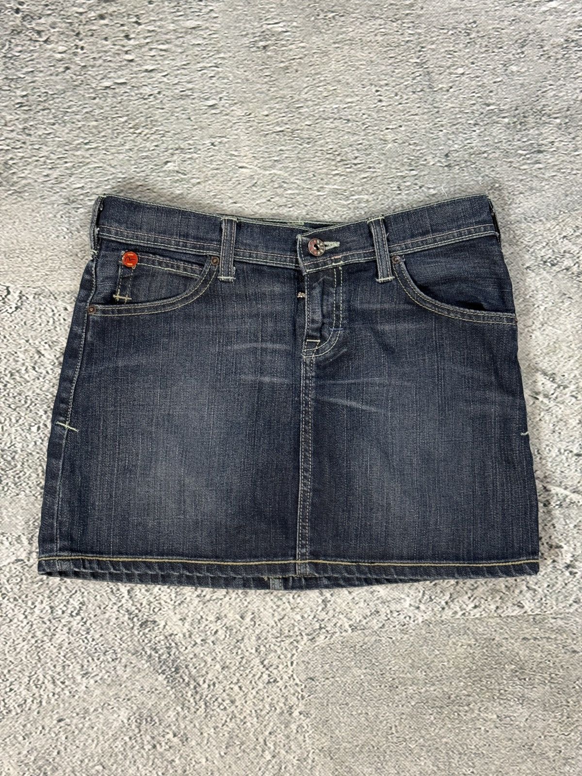 Evisu Evisu x Puma vintage mint skirt black seagulls Y2K Size 27" / US 4 / IT 40 - 7 Thumbnail