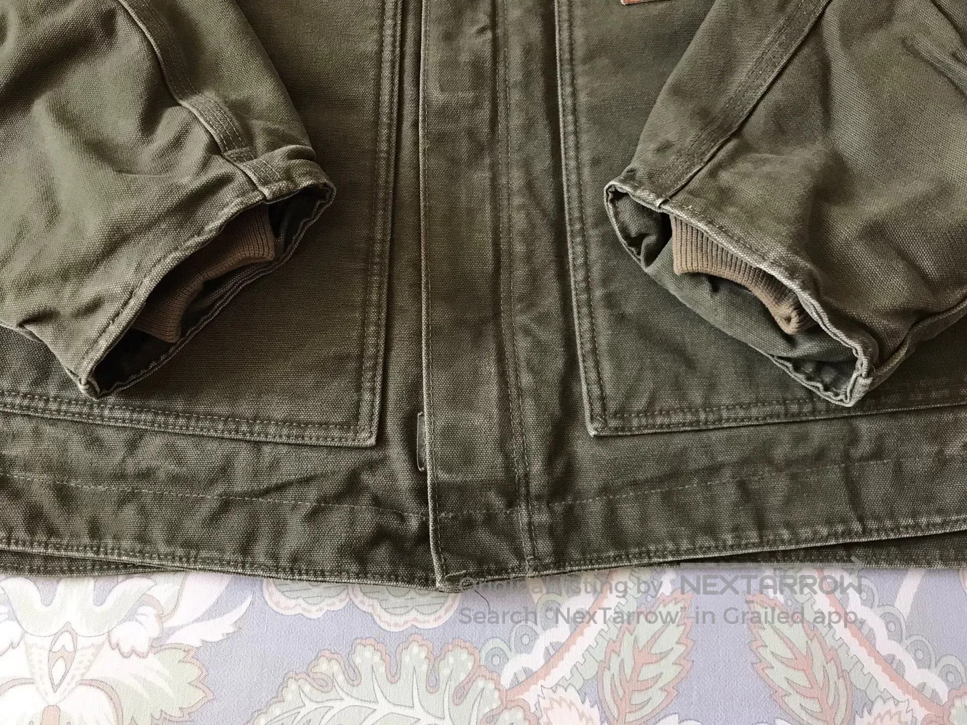 Carhartt Carhartt J164 Olive Green XL Work Jacket. Size US XL / EU 56 / 4 - 5 Thumbnail