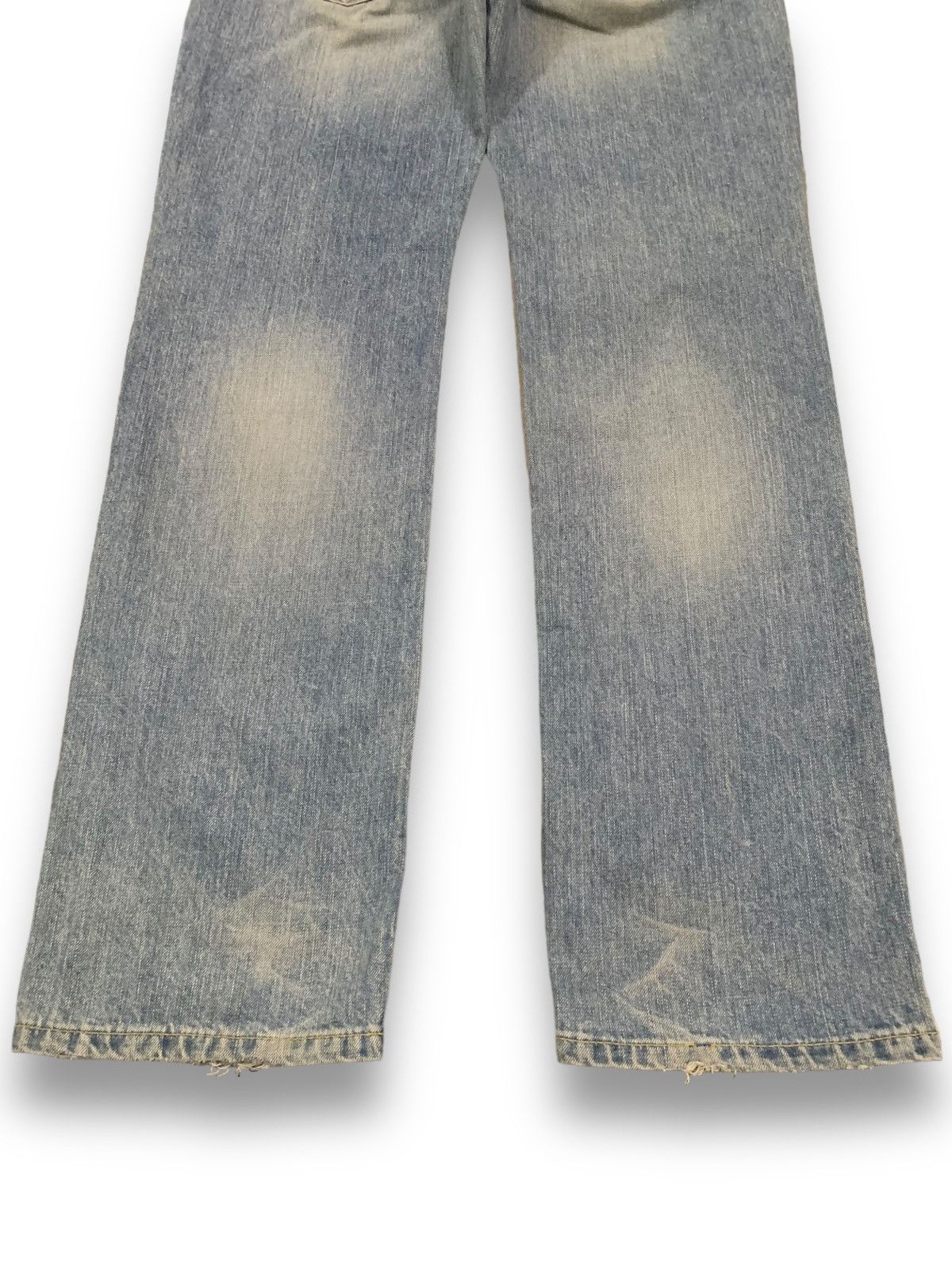Levi's × Levi's Vintage Clothing × Vintage Vintage 90s Levis Blue Washed Loose Distressed Jeans Size US 32 / EU 48 - 15 Thumbnail