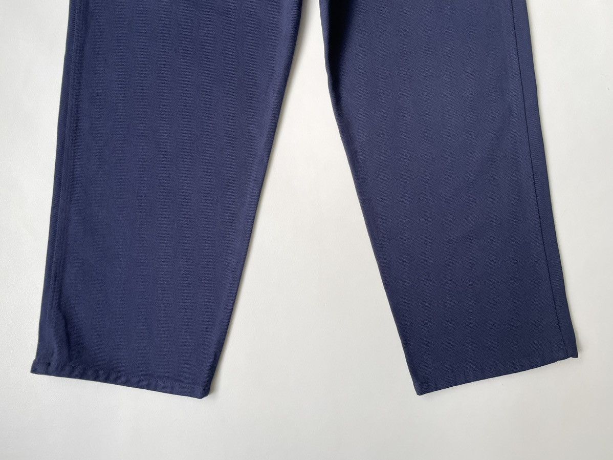 Comme des Garcons Wide Leg Blue Cotton Utility Pants Size US 34 / EU 50 - 8 Thumbnail