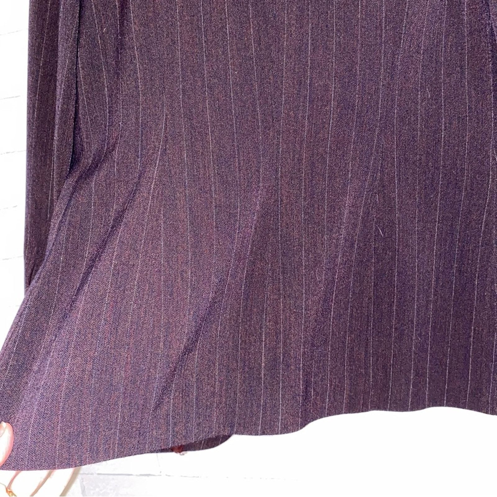 Wolford WOLFORD Germany $700 Burg Pinstripe Women’s Blazer EU40 US 6 Size M / US 6-8 / IT 42-44 - 10 Thumbnail