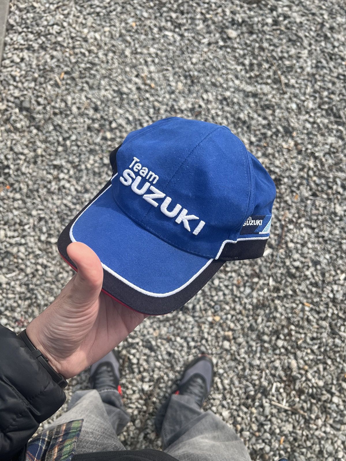 NASCAR × Vintage VERY RARE SUZUKI TEAM RETRO CAP RACING MOTORCYCLE Y2K 90s Size ONE SIZE - 2 Thumbnail