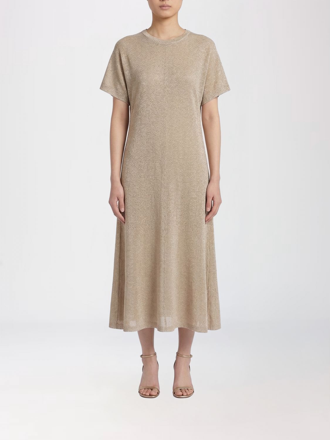 Brunello Cucinelli Brunello Cucinelli Dress Woman Beige Size M / US 6-8 / IT 42-44 - 1 Thumbnail