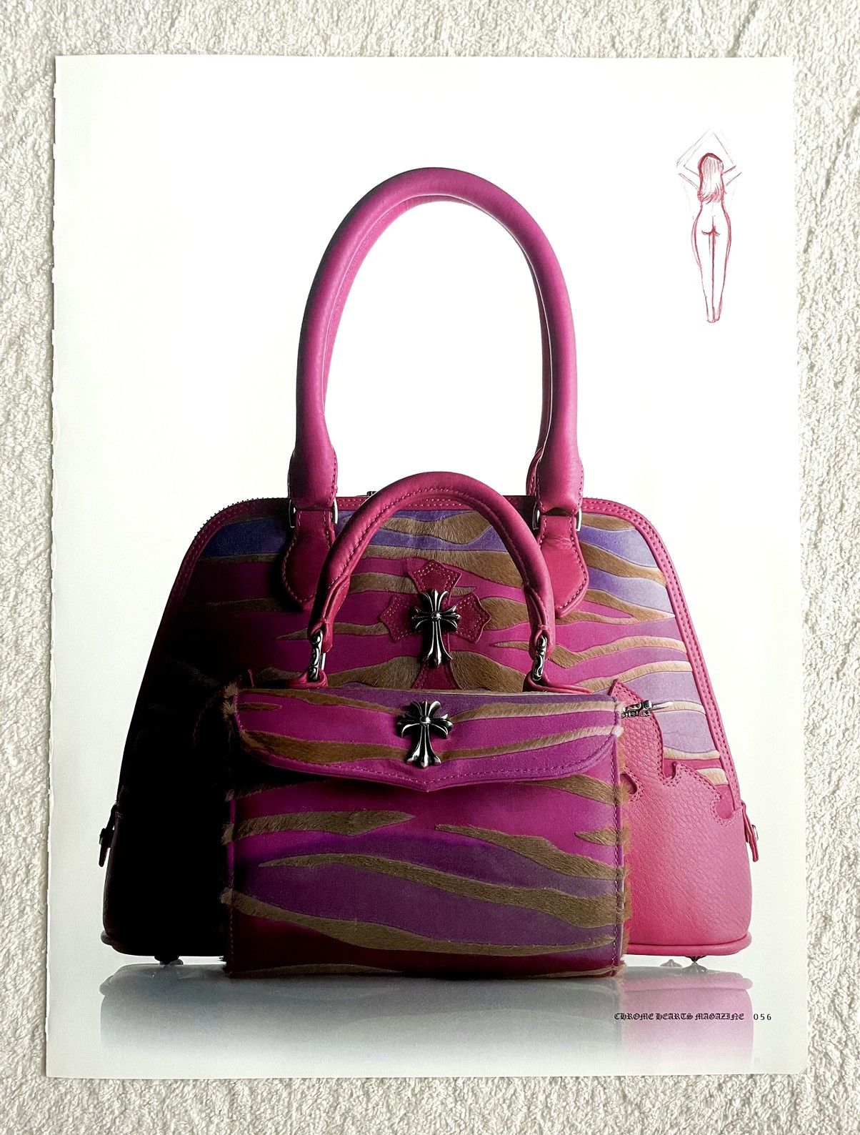 Chrome Hearts Chrome Hearts pink purse 8x11 magazine cutout Poster Size ONE SIZE - 1 Thumbnail