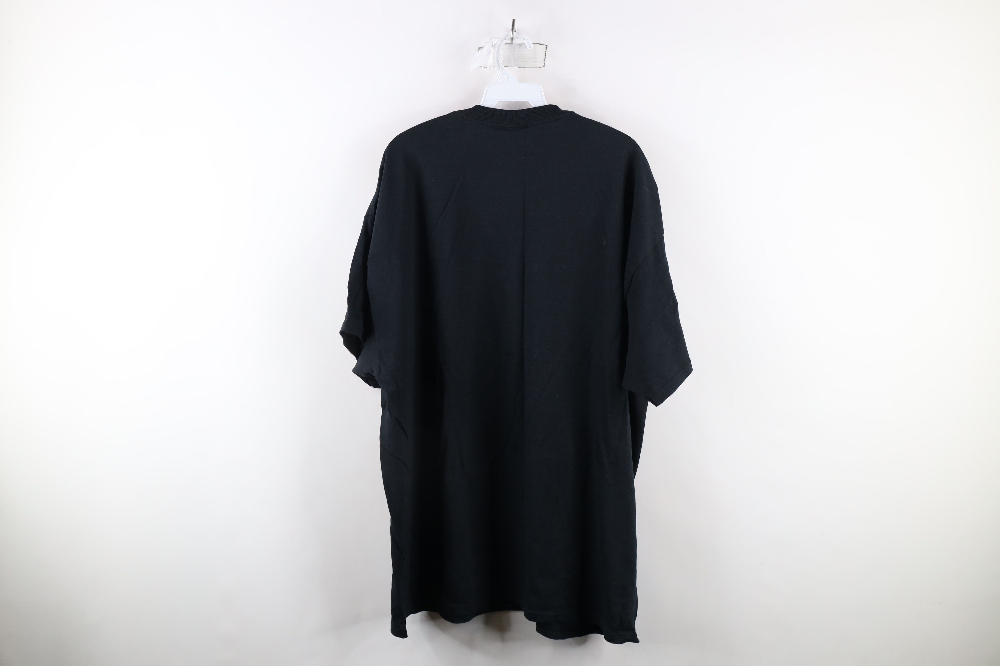 Vintage Deadstock Vintage Y2K Short Sleeve T-Shirt Black Cotton Size US XXL / EU 58 / 5 - 6 Thumbnail