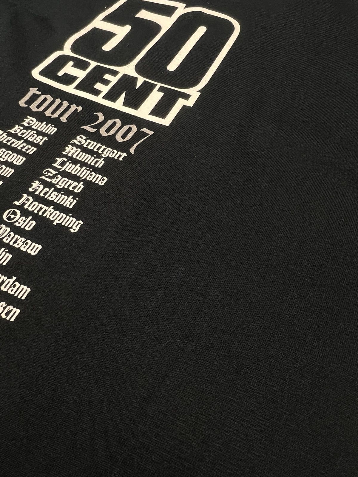 Gildan × Vintage Vintage 50 Cent Curtis 2007 Tour Tee Size US L / EU 52-54 / 3 - 10 Thumbnail