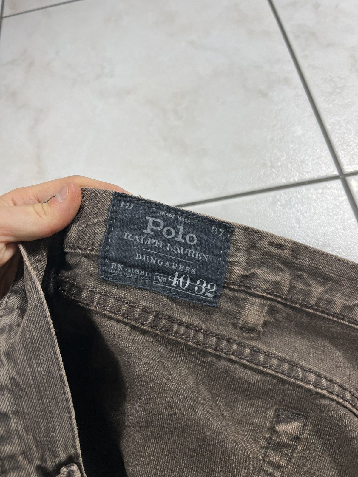 Polo Ralph Lauren Polo Ralph Lauren moto biker denim jeans washed freelander Size US 40 / EU 56 - 14 Thumbnail