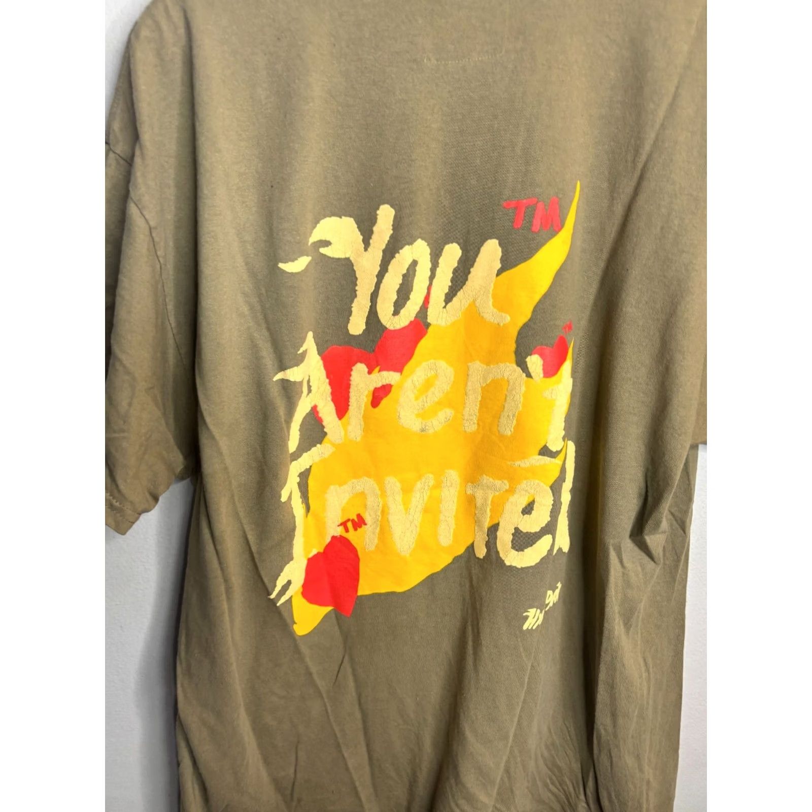 Vintage HYDE PARK T-Shirt Logo Tee 5258 XL Brown Men Short Sleeve Crew Neck Graphic Print City Designer Heart Vintage No QUESTION Size US XL / EU 56 / 4 - 6 Thumbnail