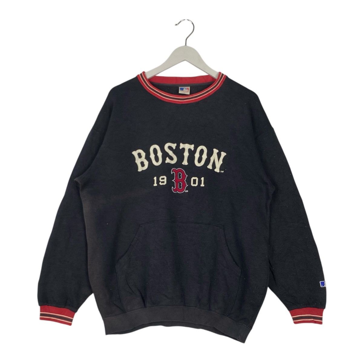 Designer × Vintage Vintage Major League Baseball Boston Spell Out Pull Jumper Size US L / EU 52-54 / 3 - 1 Thumbnail