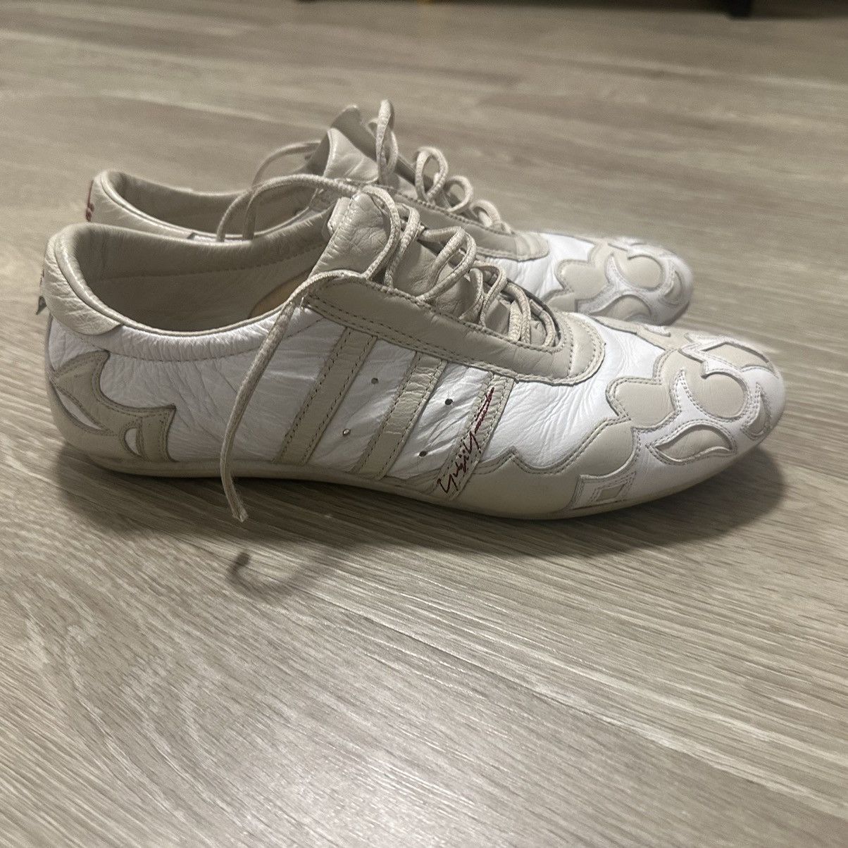 Y-3 Yohji-Yamamato x Adidas SS2002 Leather Trainer Size US 9.5 / EU 42-43 - 3 Thumbnail