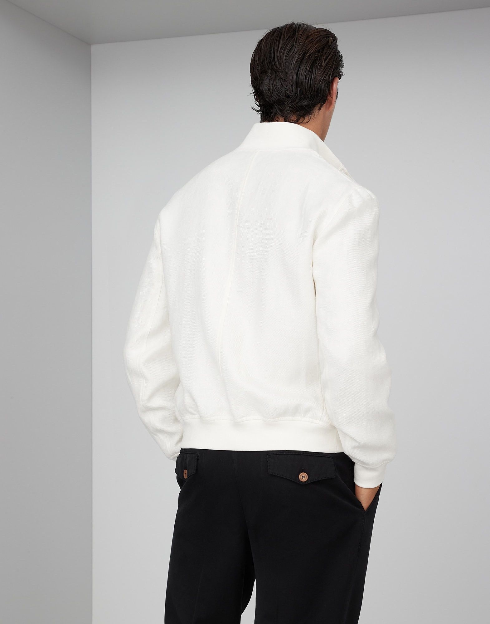 Brunello Cucinelli Jacket in Open White Size US M / EU 48-50 / 2 - 2 Thumbnail