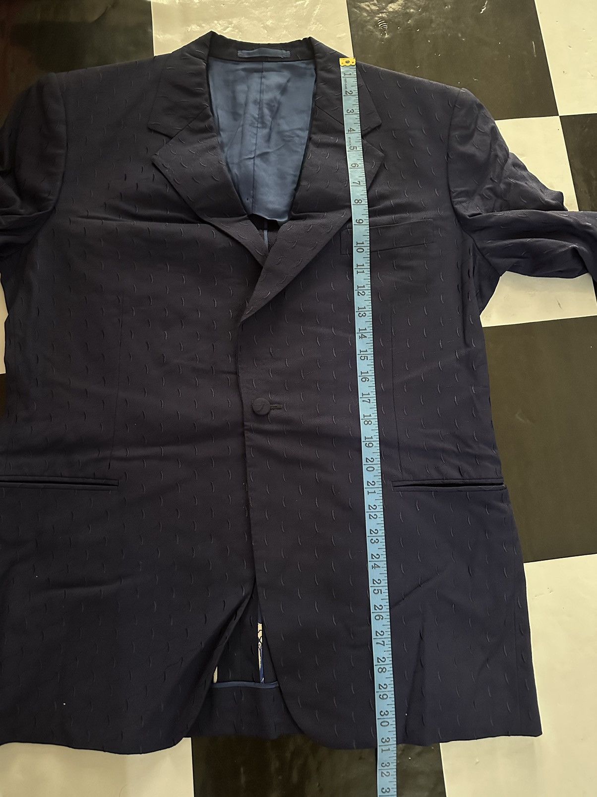 Japanese Brand × Vintage Japanese Vintage With Double Breat Suit Blazer Jacket Size 38R - 13 Thumbnail