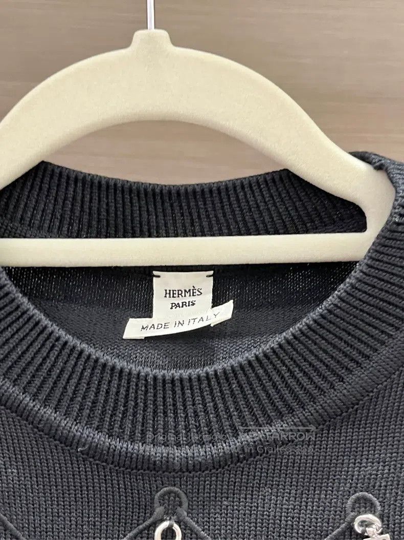 Hermes Hermes Knitted Pendant Short-Sleeve Size XXS / US 00 / IT 34 - 2 Thumbnail