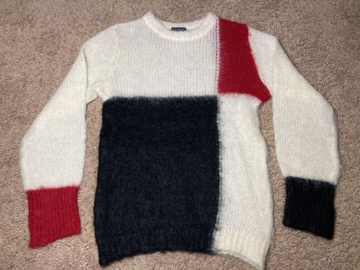 90s Milkboy Seditionaries Wool Mohair Sweater Sample Red Sex