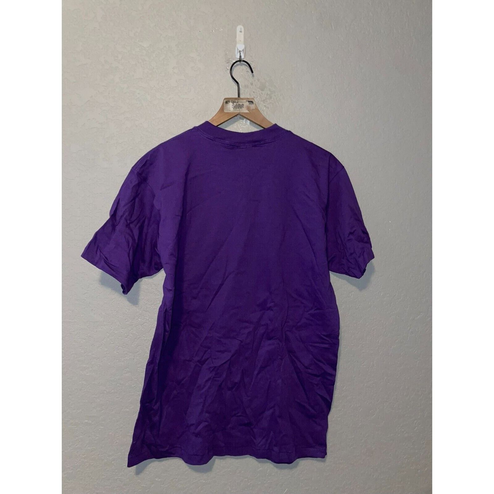 Vintage Vintage DC Comics Superman Shirt Purple Yellow Logo 90s VTG Size US L / EU 52-54 / 3 - 9 Thumbnail