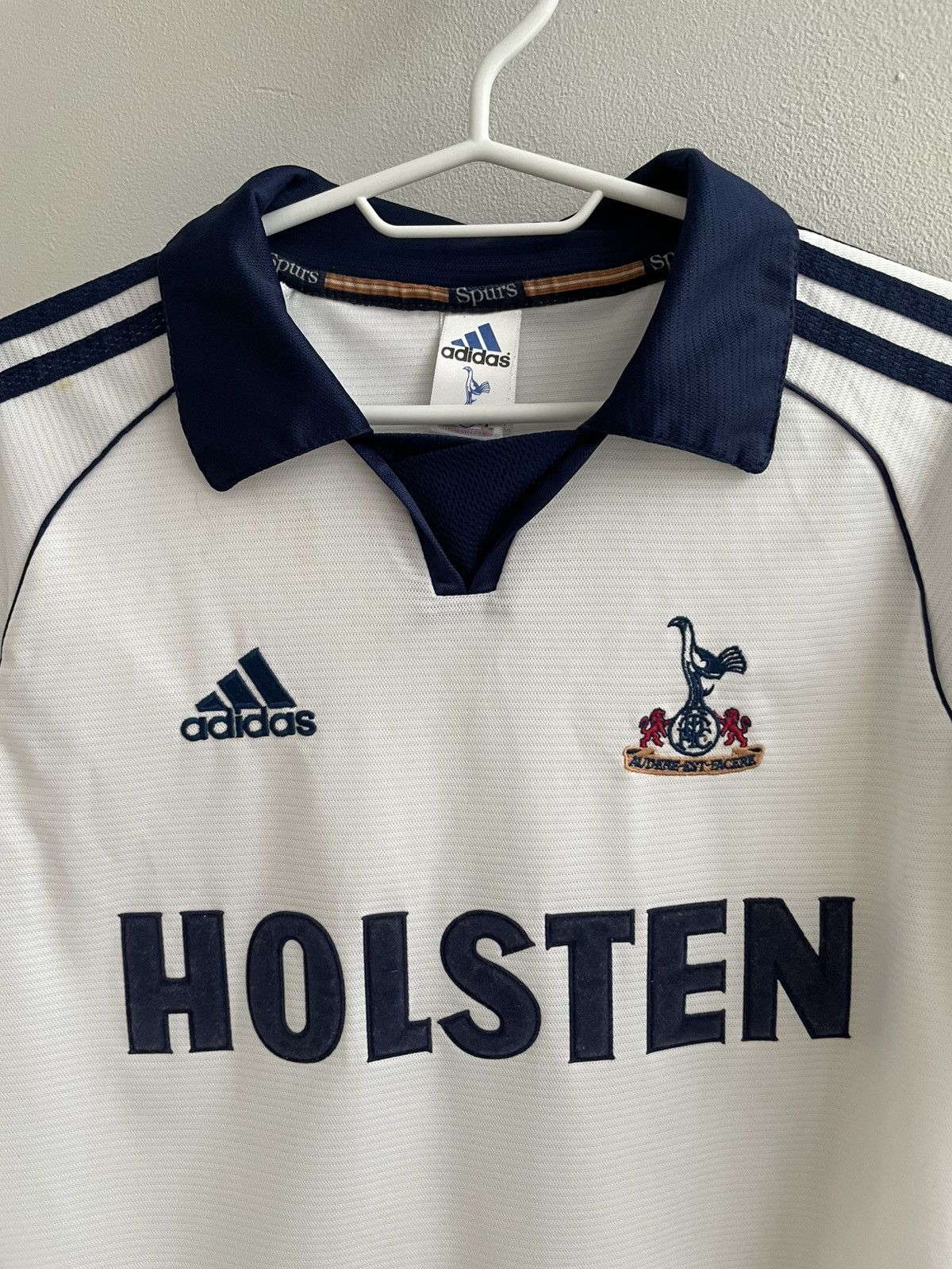 Adidas Tottenham Hotspur 1999 2000 2001 Football Shirt Socer Jersey Size US XS / EU 42 / 0 - 14 Thumbnail