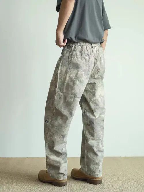 VIBE Vintage Camouflage Loose Fit Workwear Casual Pants Size US 34 / EU 50 - 4 Thumbnail