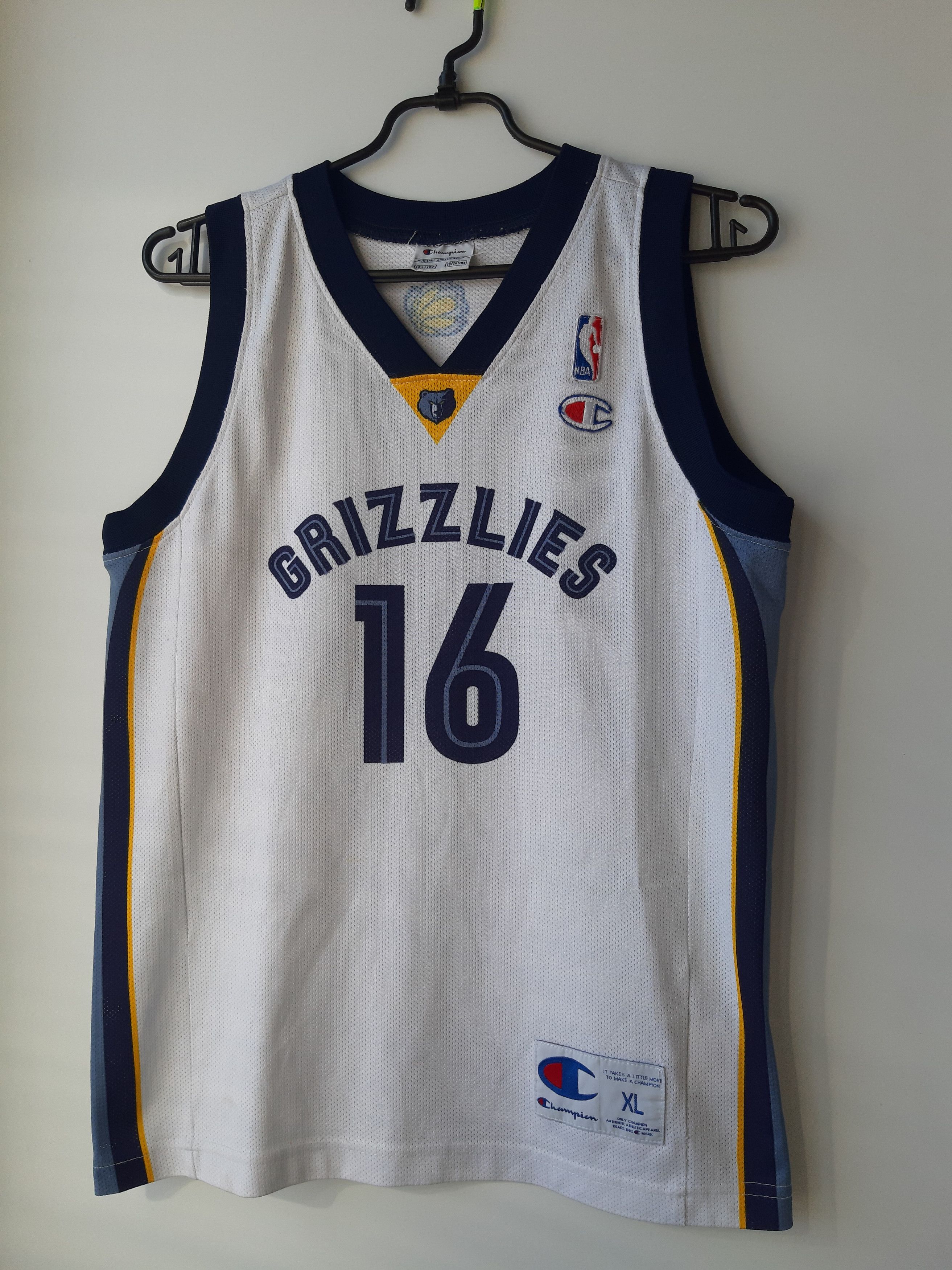 Champion × Vintage Memphis Grizzlies 2007 Champion jersey #16 Gasol 162/167cm Size US XS / EU 42 / 0 - 1 Thumbnail