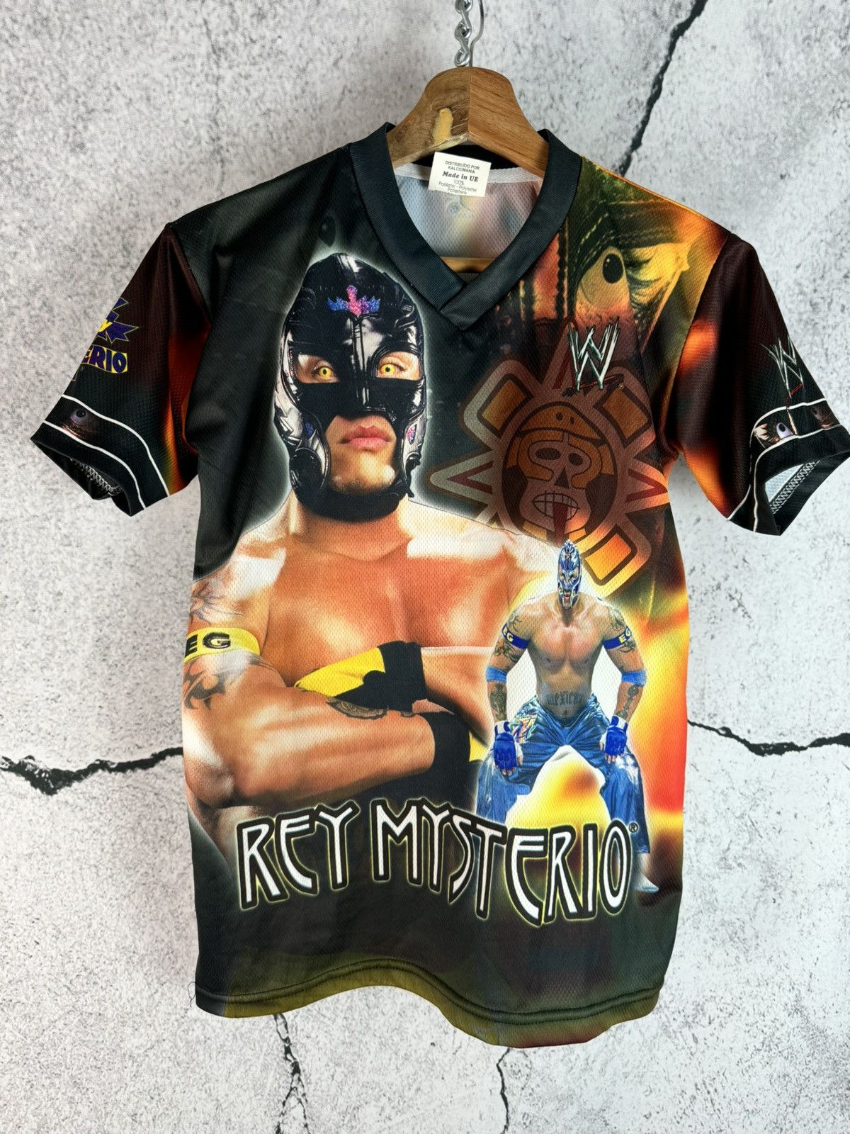 Vintage × WWE × WWF vintage Rey Misterio jersey t-shirt Size US XXS / EU 40 - 1 Thumbnail