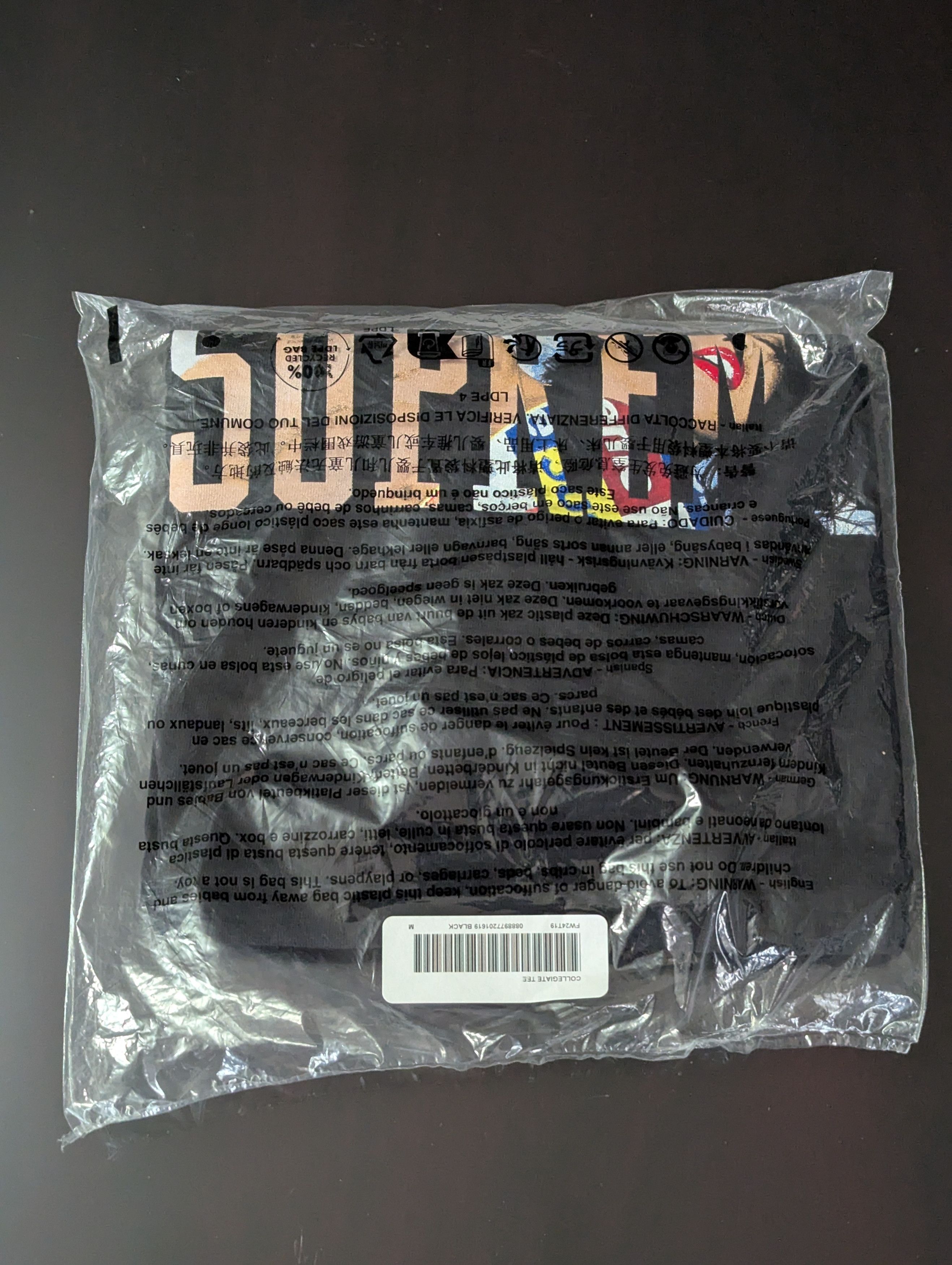 Supreme Supreme Tera Patrick Collegiate Tee Size US M / EU 48-50 / 2 - 4 Thumbnail