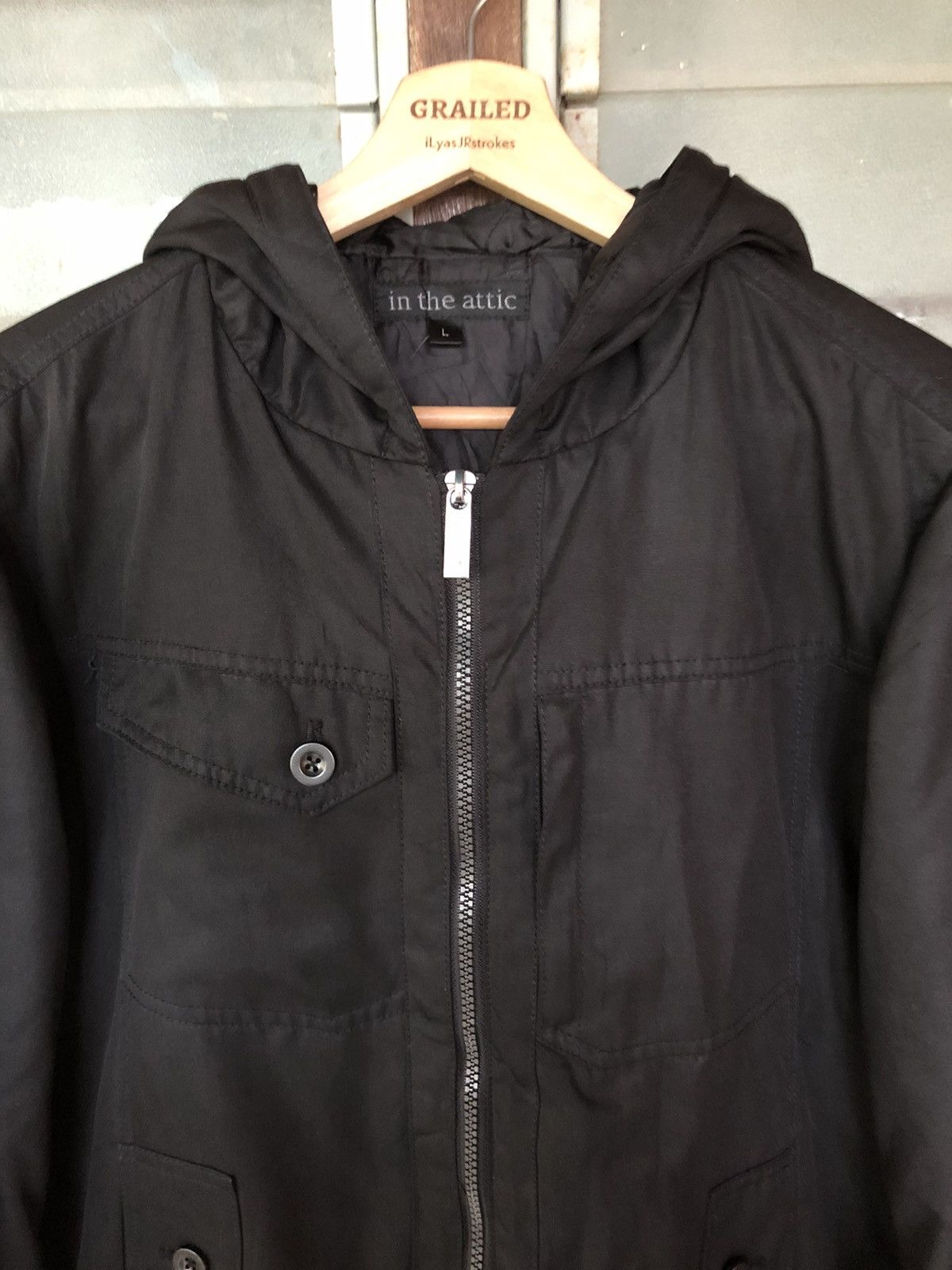 If Six Was Nine Vintage In The Attic Tactical Punk Light Hoodie Jacket Size US L / EU 52-54 / 3 - 5 Thumbnail