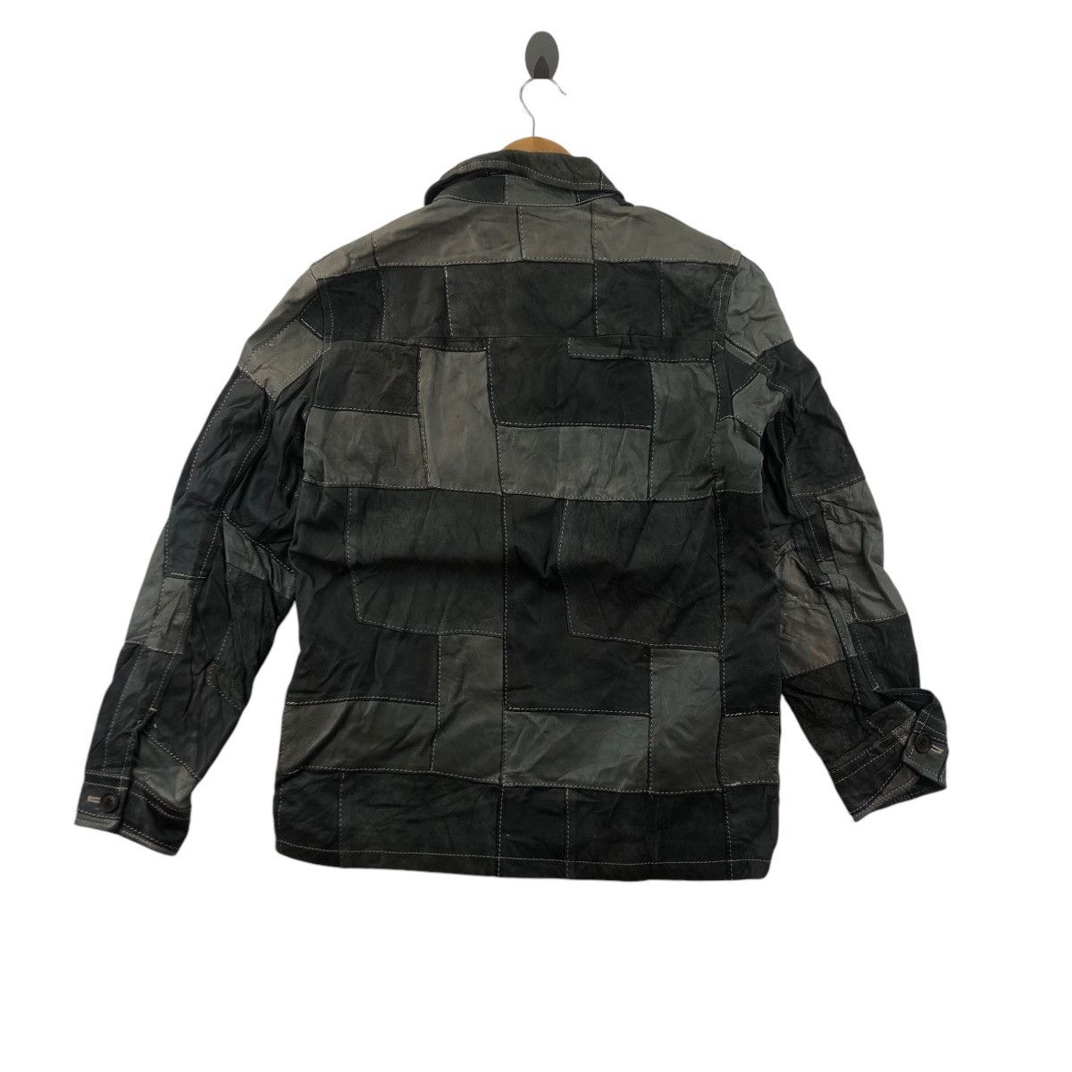 BIGI × Vintage Vintage Radmess Men’s BIGI Leather Jacket Patchwork Design Size US M / EU 48-50 / 2 - 4 Thumbnail