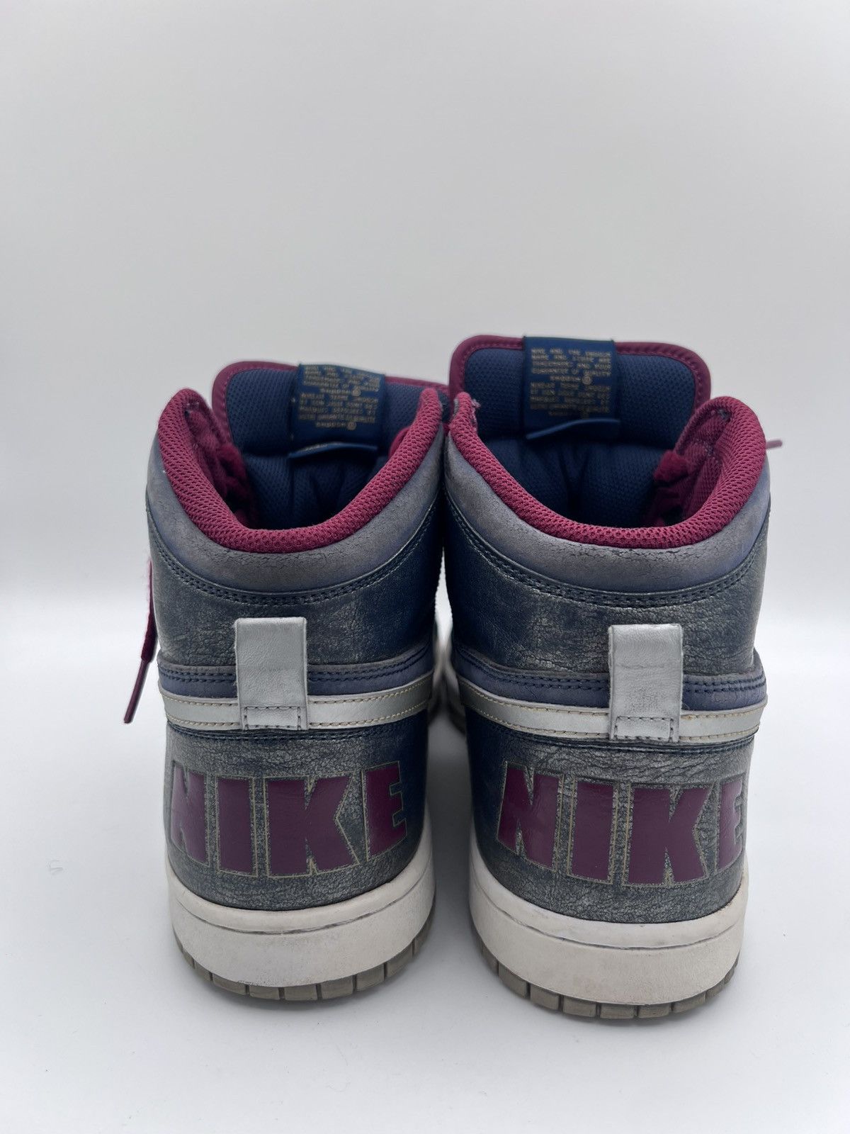 Nike Nike Dunk High Blue Silver Sneakers Retro 2009 Size 11 Mens Size US 11 / EU 44 - 4 Thumbnail
