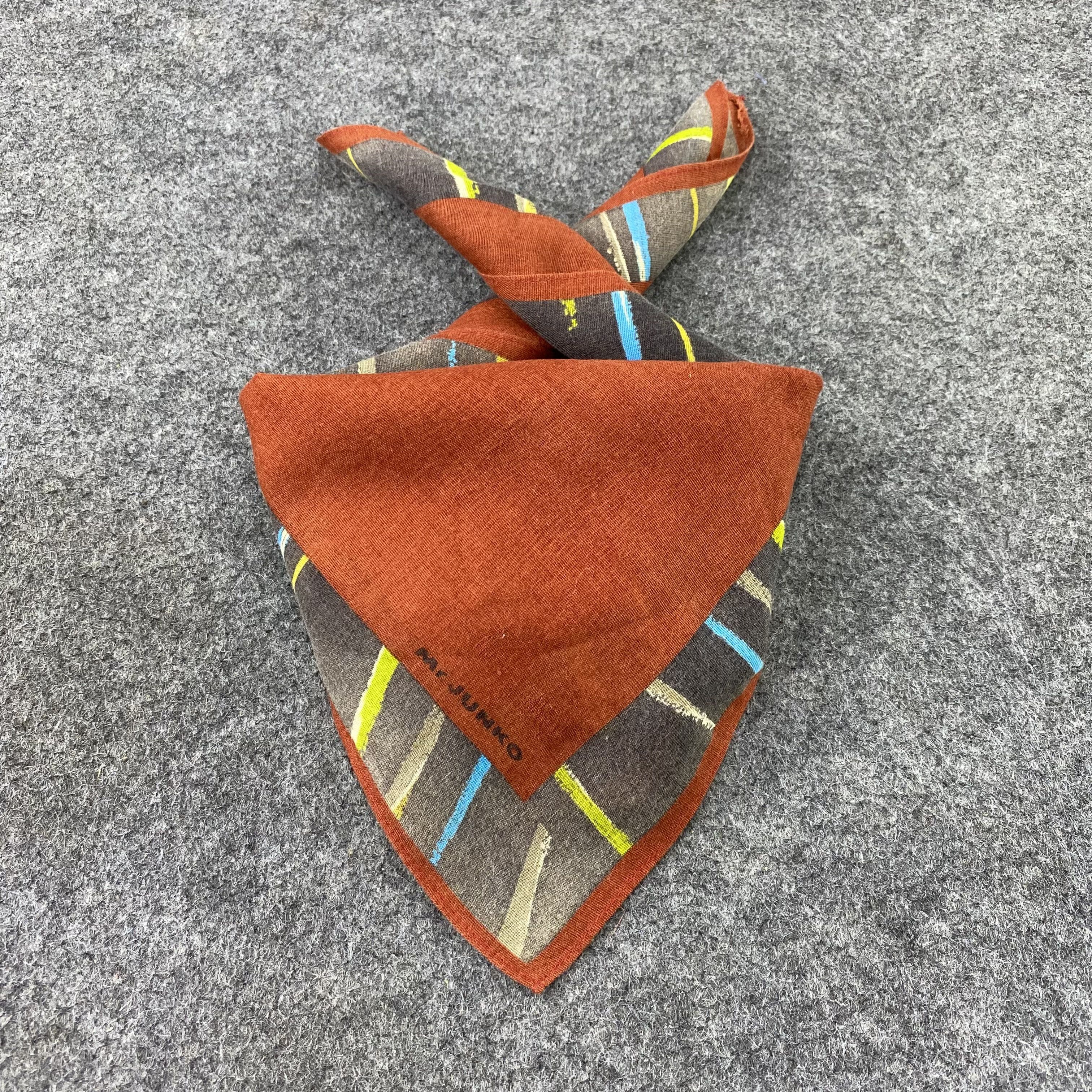 Japanese Brand Mr. Junko Handkerchief / Bandana / Neckerchief -B776 Size ONE SIZE - 2 Thumbnail