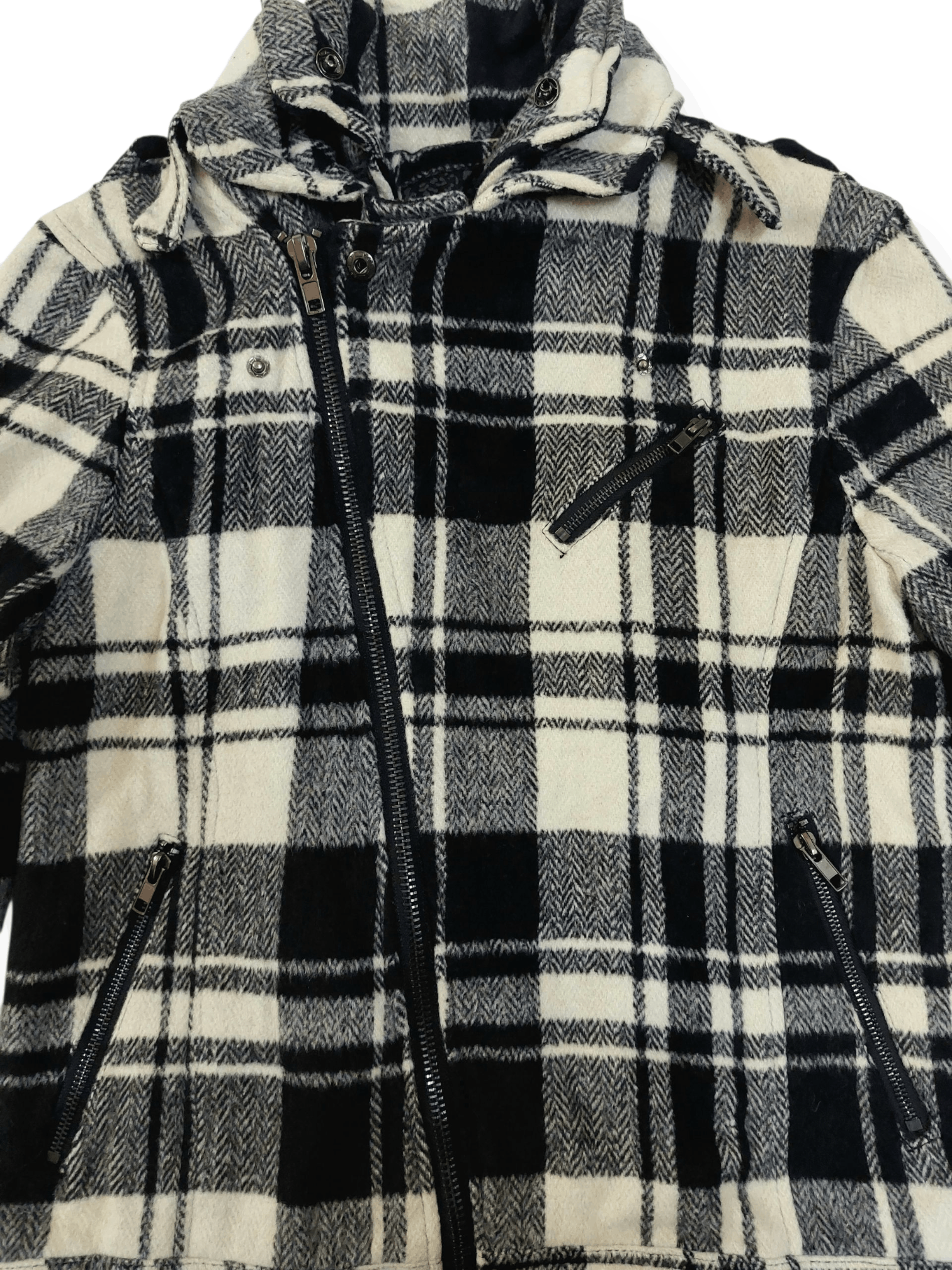 Designer Xfrm Multi Zipped Nova Check Jacket Size US M / EU 48-50 / 2 - 9 Thumbnail