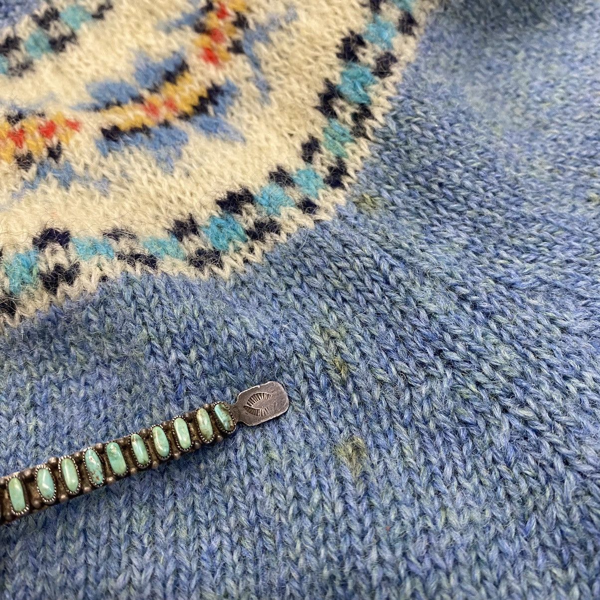 Japanese Brand × Kapital × Vintage Vtg 60s 70s Isles Knit Shetland Wool Cardigan Grunge Kurt Size US S / EU 44-46 / 1 - 6 Thumbnail