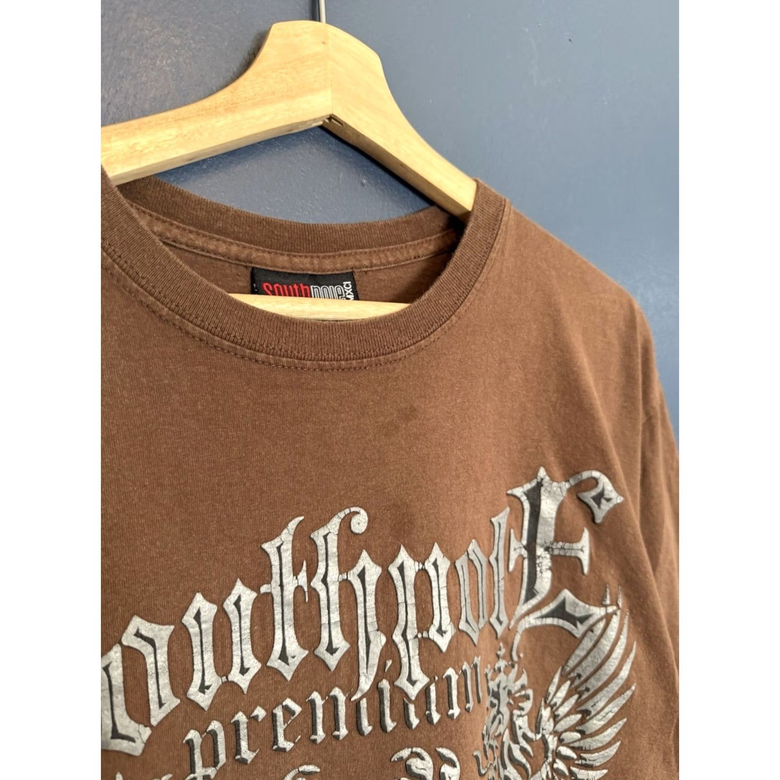 Southpole VINTAGE Y2K Southpole Grunge Brown Graphic Tee Shirt XL Men Shirts Mens XL Brown Grunge Southpole Graphic Tee Shirt Size US XL / EU 56 / 4 - 5 Thumbnail
