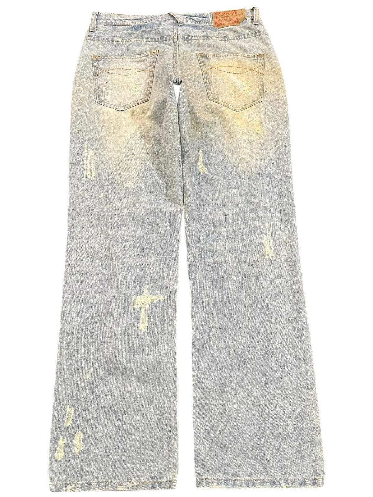 Other Vintage Marna Jeans Ripped Distressed Denim Size US 33 - 5 Thumbnail