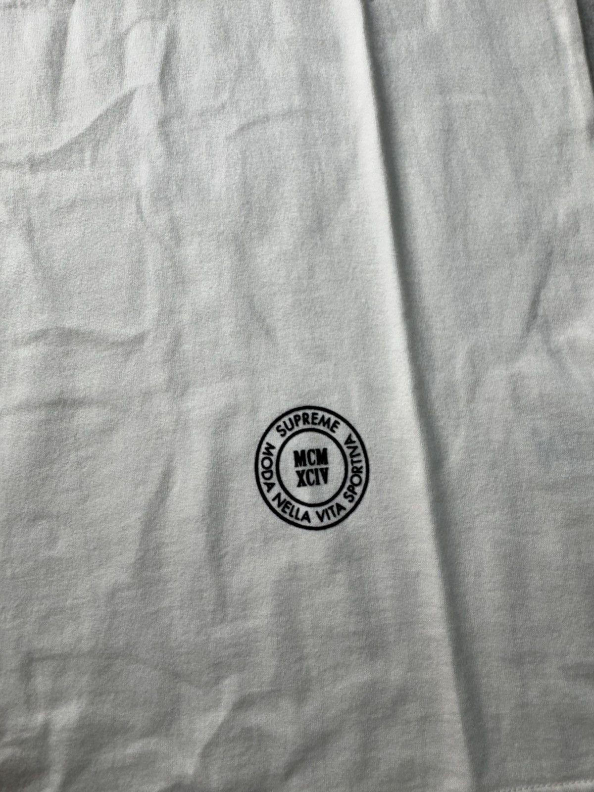 Supreme Supreme Rib Pocket Tee Off-White Natural SS16 Size US S / EU 44-46 / 1 - 2 Thumbnail