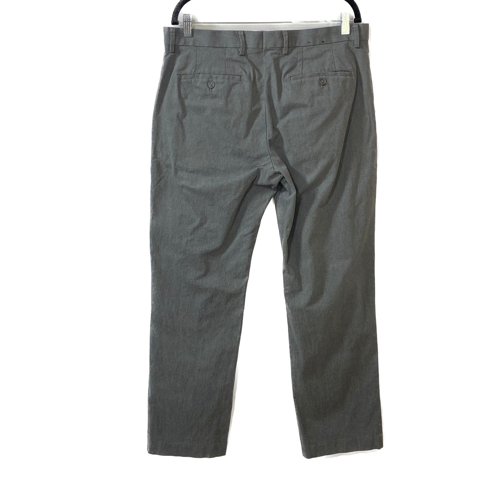 Express PRODUCER by Express Trouser Dress Pants 34/32 Gray Mens Size US 34 / EU 50 - 3 Thumbnail