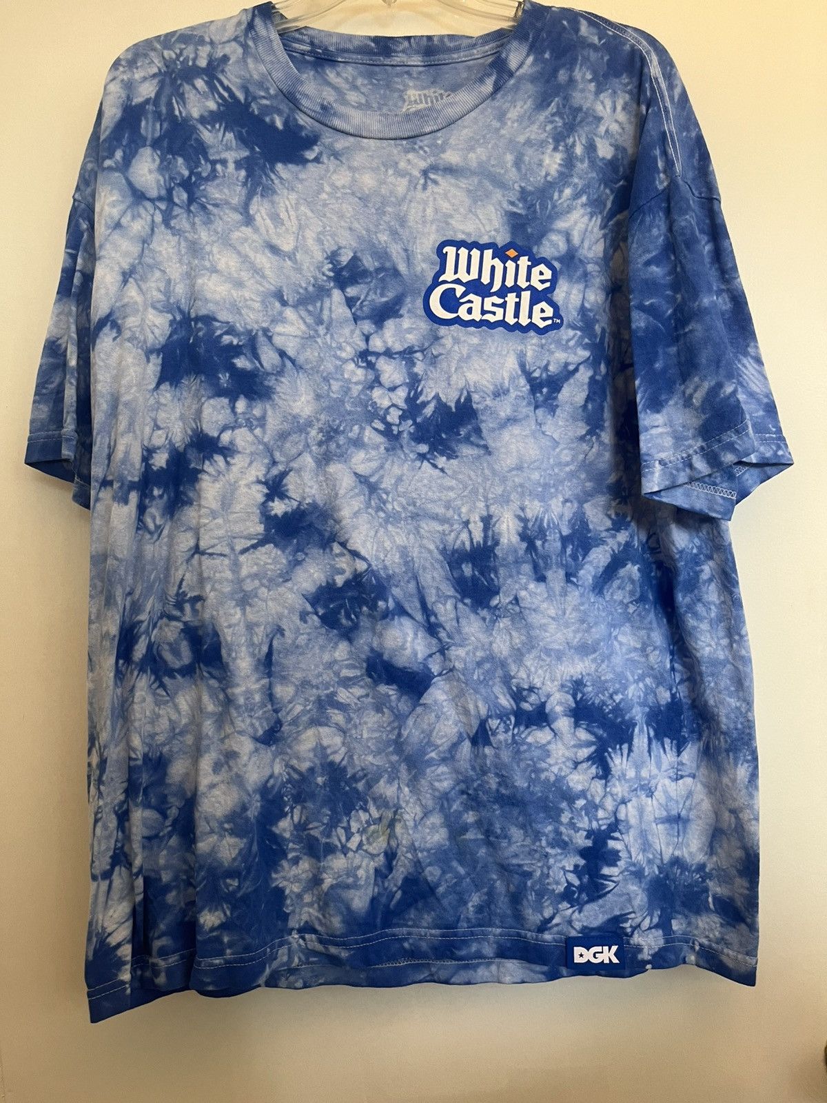 DGK DGK x White Castle "Who Craves" blue tie-dye t-shirt Size L Size US L / EU 52-54 / 3 - 1 Thumbnail