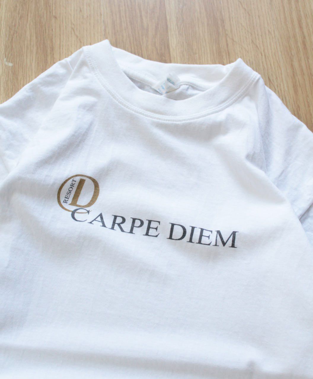 Carpe Diem × Designer × Vintage 🔥 90s Carpe Diem Logo Vintage T Shirt Size US S / EU 44-46 / 1 - 2 Thumbnail