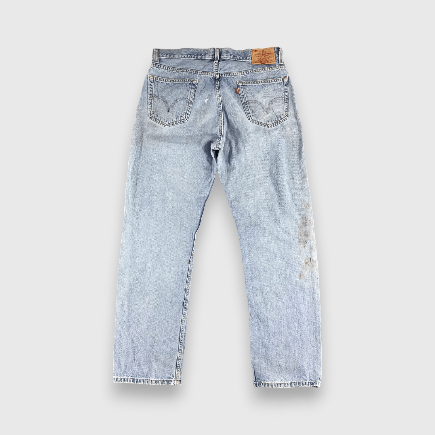 Levi's Vintage Levis 505 Jeans Dirty Stone Wash -J501 Size US 35 - 2 Thumbnail