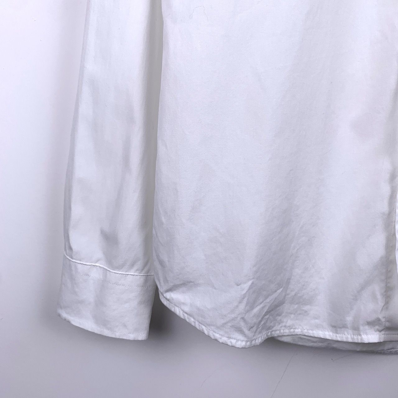Burberry Burberry London England White Cotton Long Sleeve Shirt Mens Size US S / EU 44-46 / 1 - 6 Thumbnail