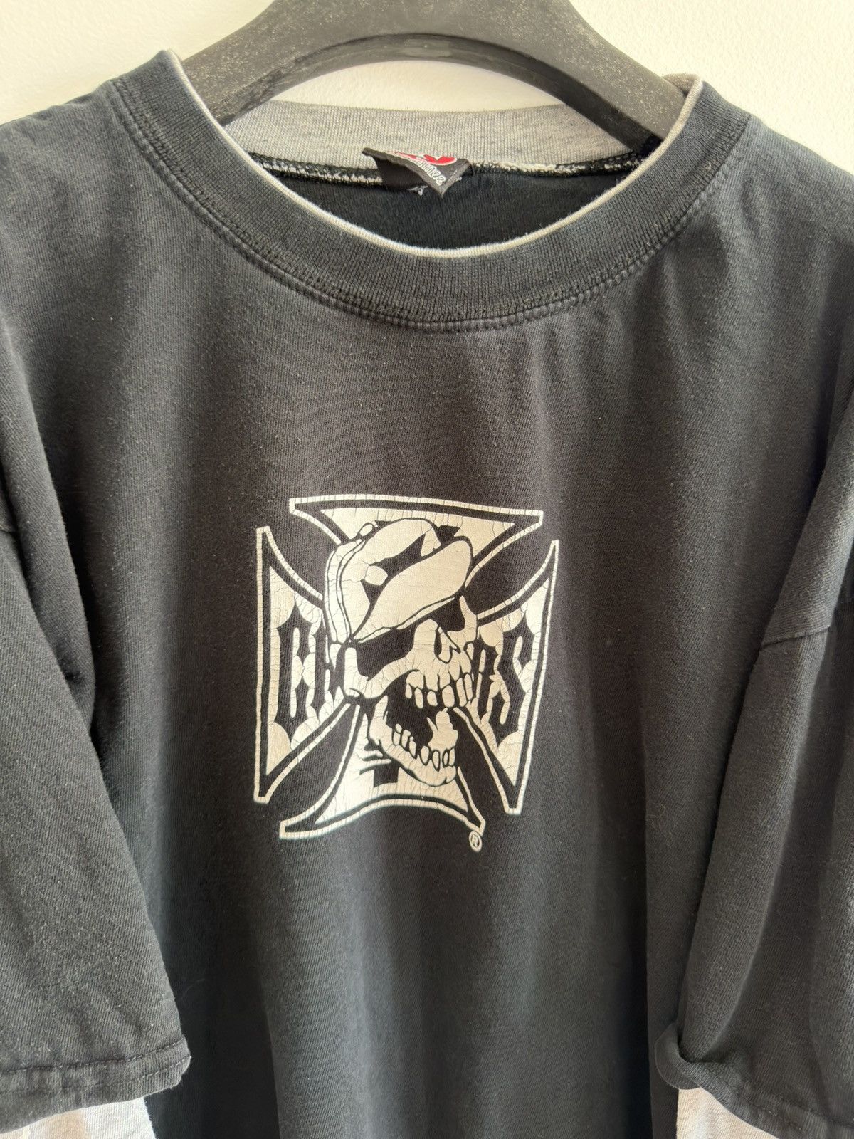 West Coast Choppers *RARE* VINTAGE 00s Y2K WEST COAST CHOPPERS LAYERED GRUNGE Size US L / EU 52-54 / 3 - 5 Thumbnail