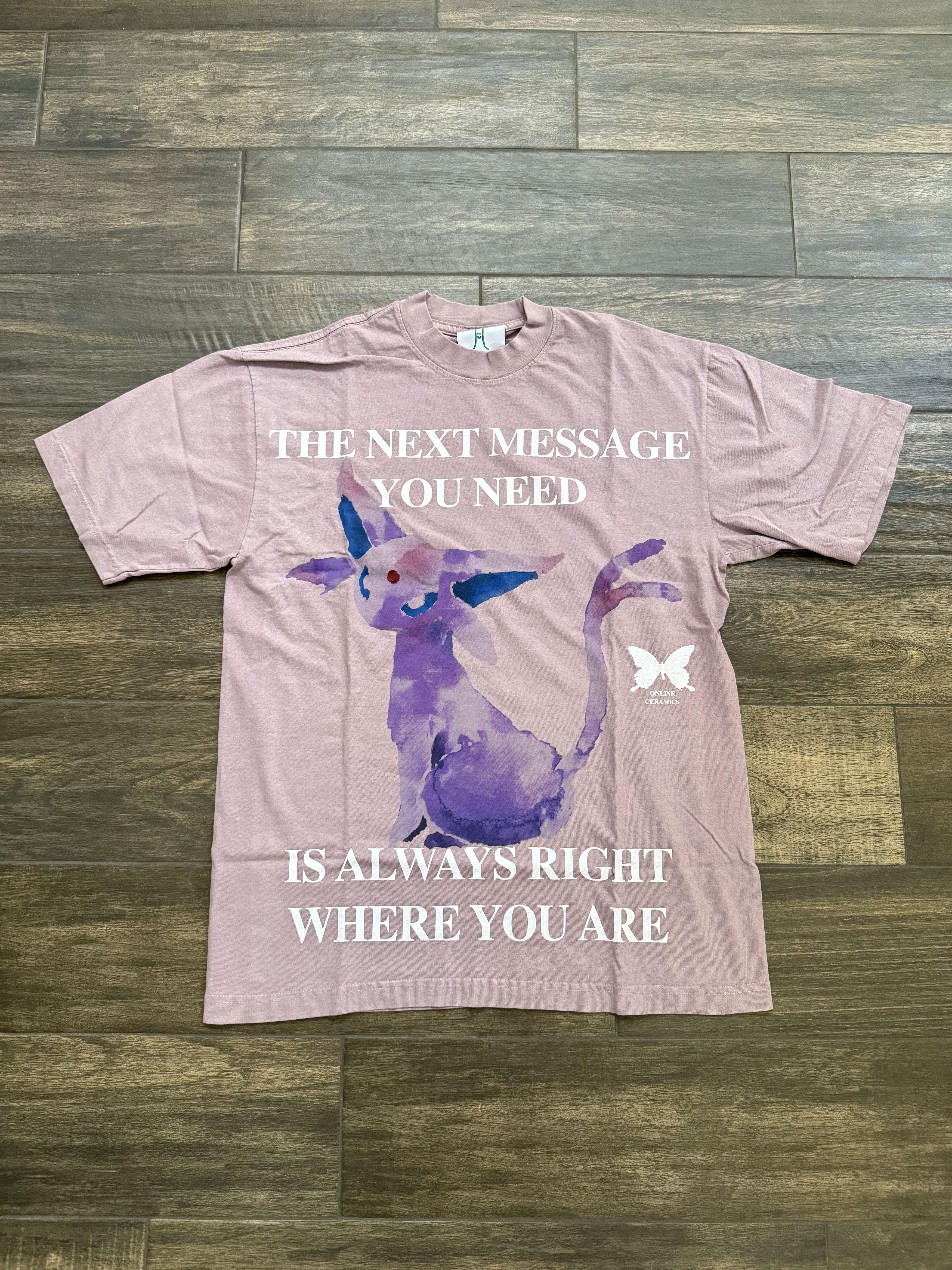 Online Ceramics Online Ceramics Espeon Next Message Tee Purple Size US M / EU 48-50 / 2 - 1 Thumbnail