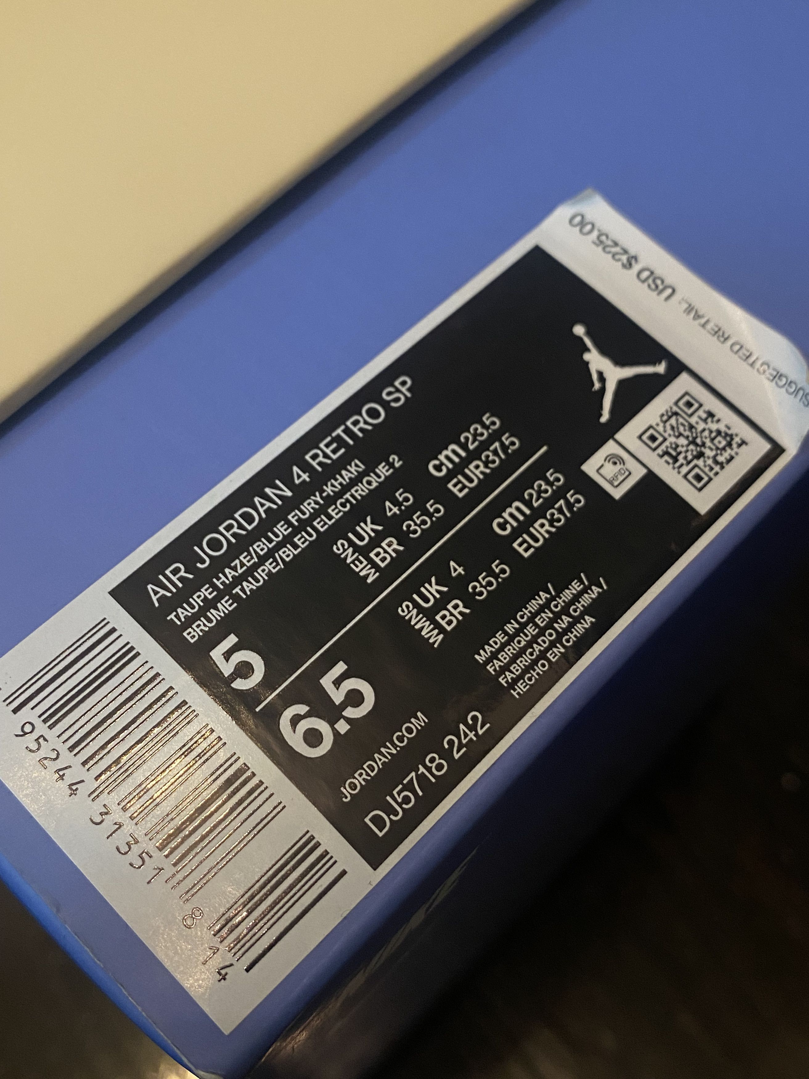 Jordan Brand × Union LA Union x Air Jordan 4 Retro SP Size US 5 / EU 37 - 9 Thumbnail
