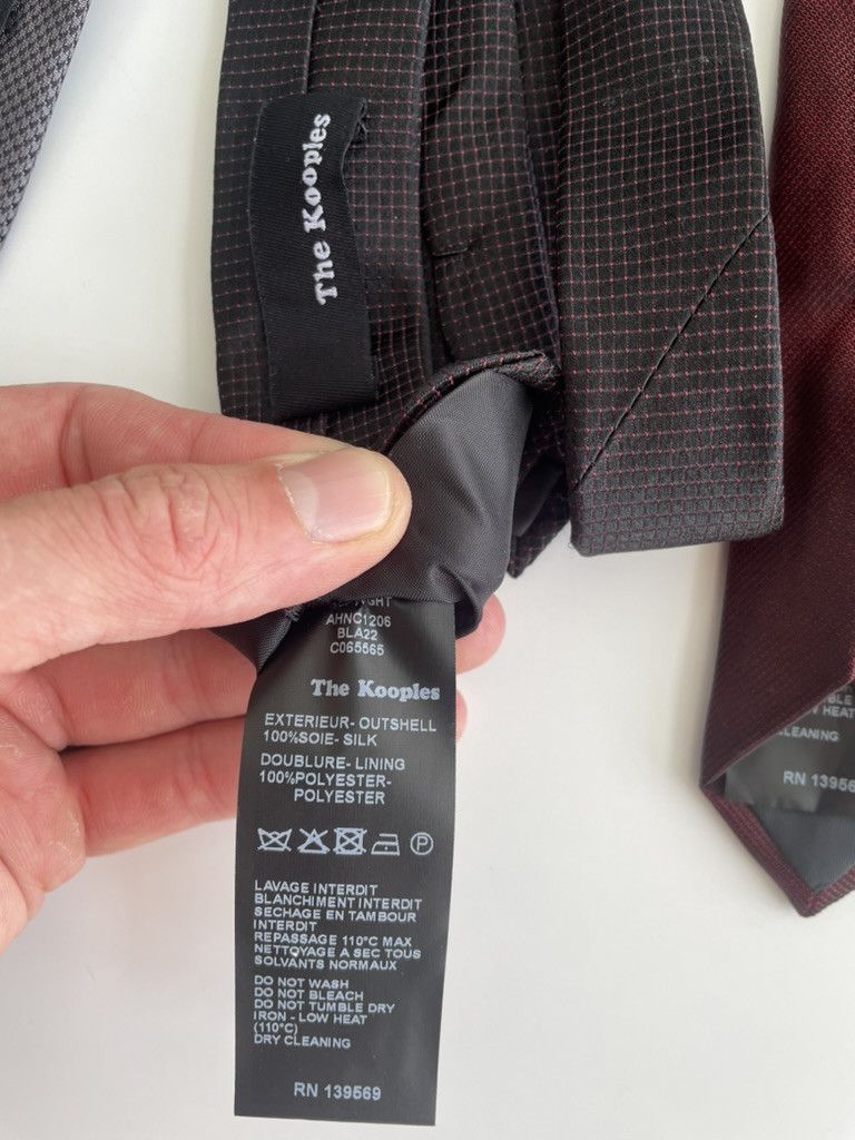 The Kooples The Kooples Skinny Silk Tie Set x6 Size ONE SIZE - 14 Thumbnail