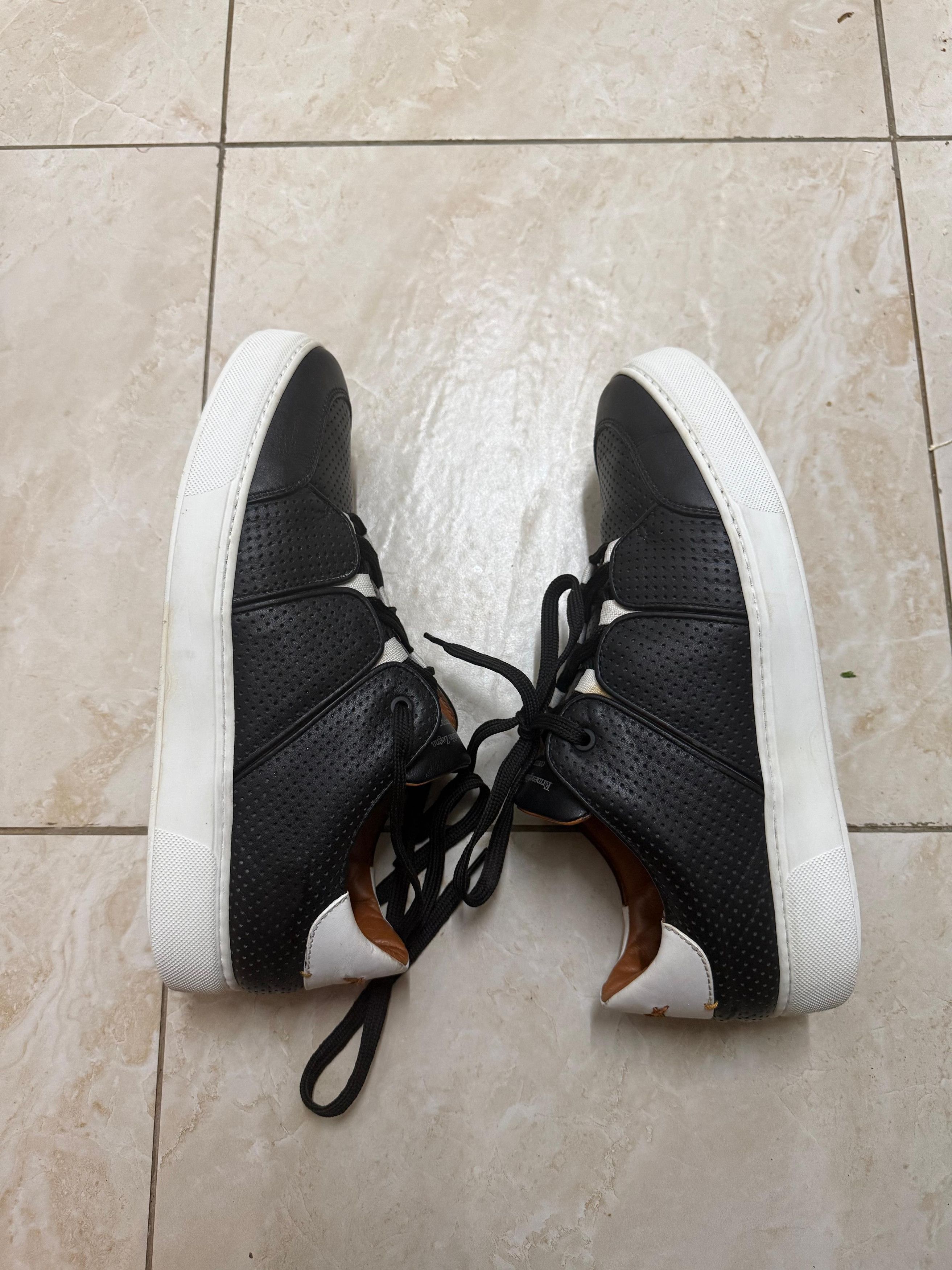 Ermenegildo Zegna Ermenegildo zegna Tiziano leather sneaker Size US 9.5 / EU 42-43 - 3 Thumbnail