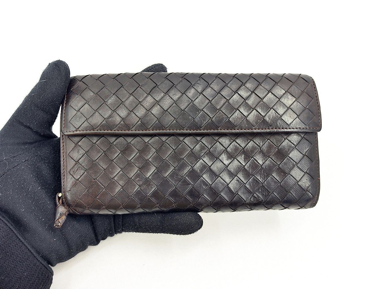 Bottega Veneta BOTTEGA VENETA intrecciato leather long wallet A300 Size ONE SIZE - 1 Thumbnail