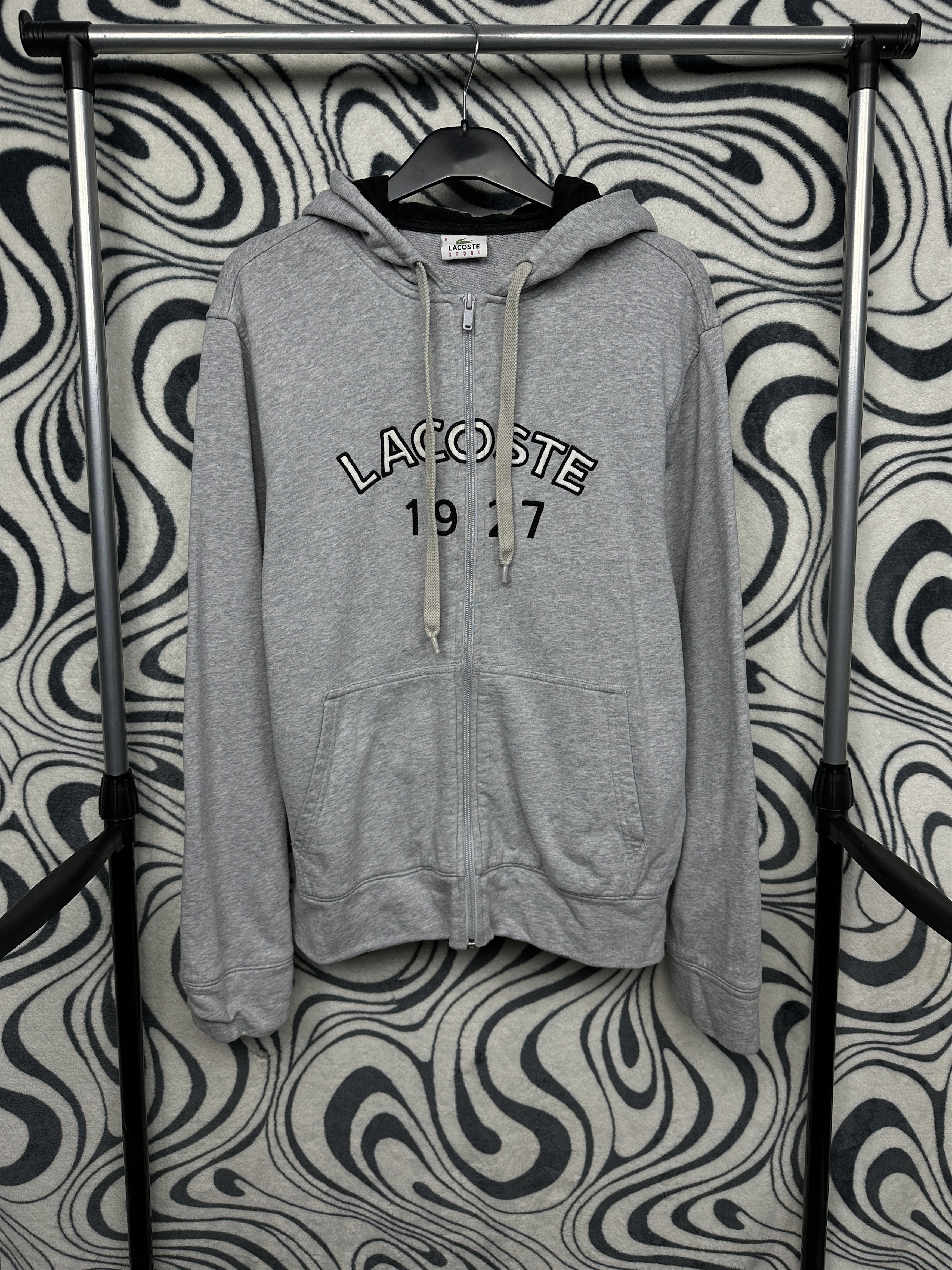 Lacoste Lacoste Mens Full Zip Hoodie Size US XL / EU 56 / 4 - 1 Thumbnail