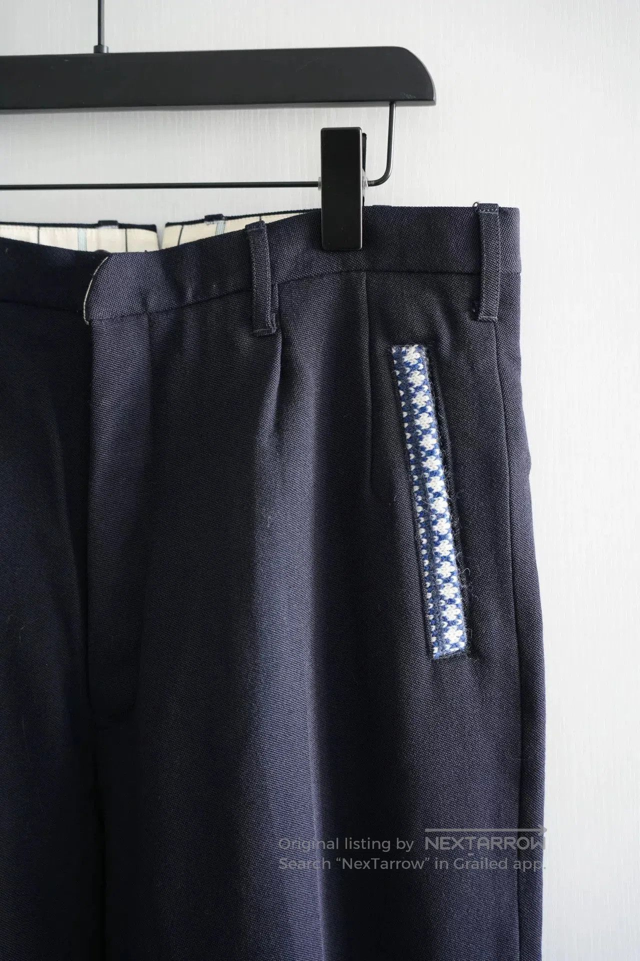 Yohji Yamamoto Yohji Yamamoto Blue and White Pants. Size US 42 / EU 58 - 4 Thumbnail