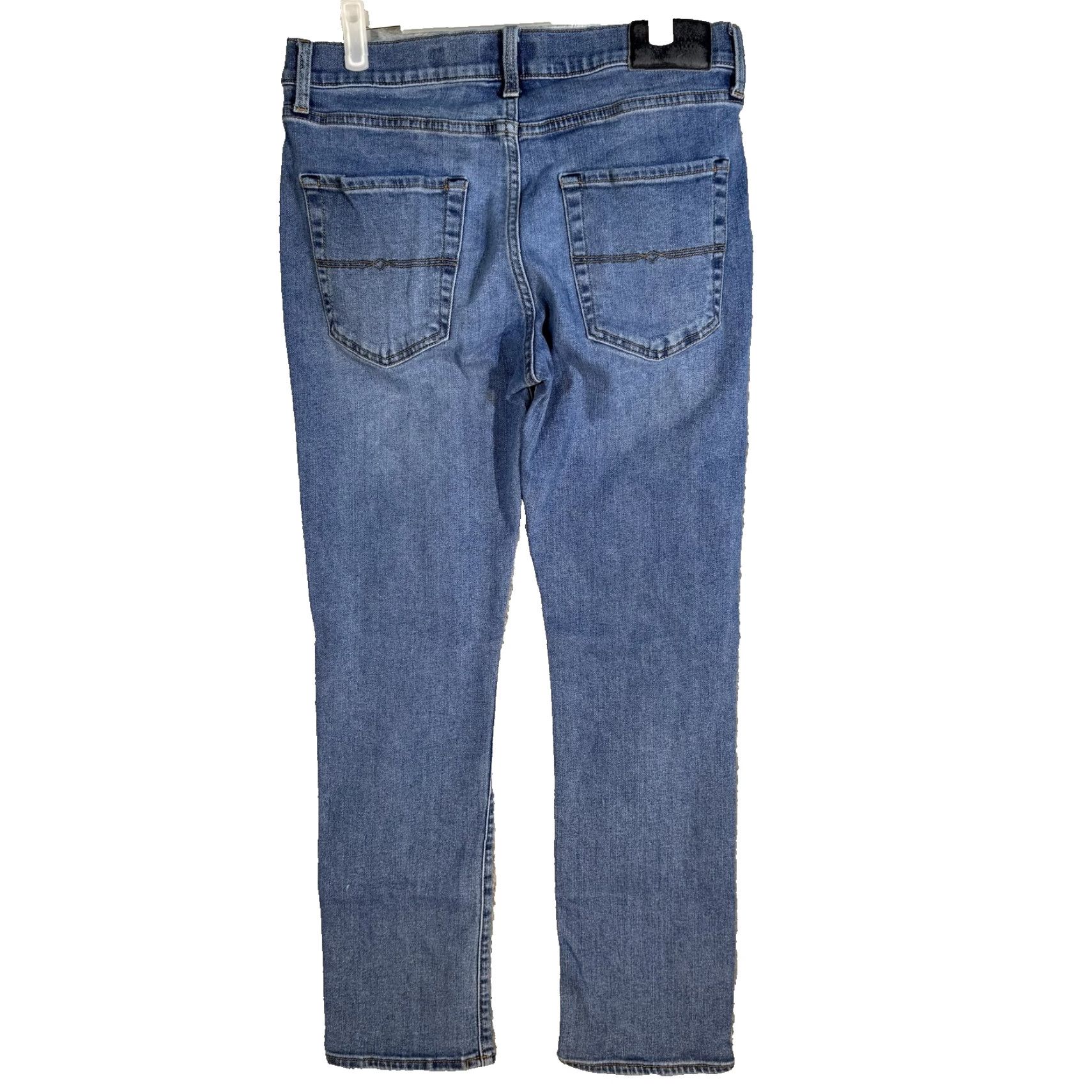 Lucky Brand Lucky Brand 410 Athletic Slim Jeans Mens 32x29 Blue Stretch Denim Medium Wash Slim 5-Pocket X Zip Mens Jeans Blue Size US 32 / EU 48 - 2 Thumbnail