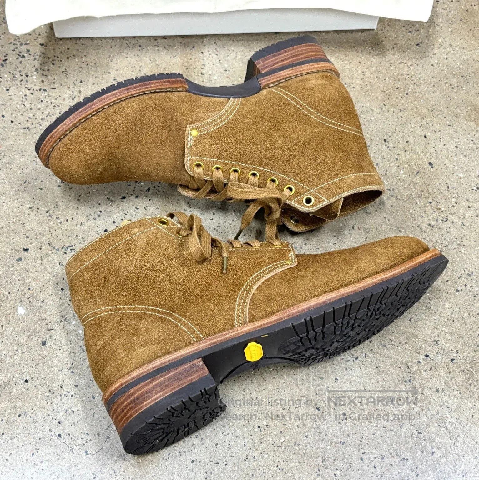 Visvim Visvim 17AW Brigadier Vibram Camel Boots. Size US 10 / EU 43 - 6 Thumbnail